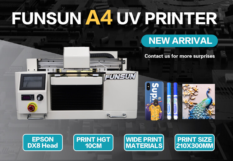 Funsun A4 UV Flatbed Printer