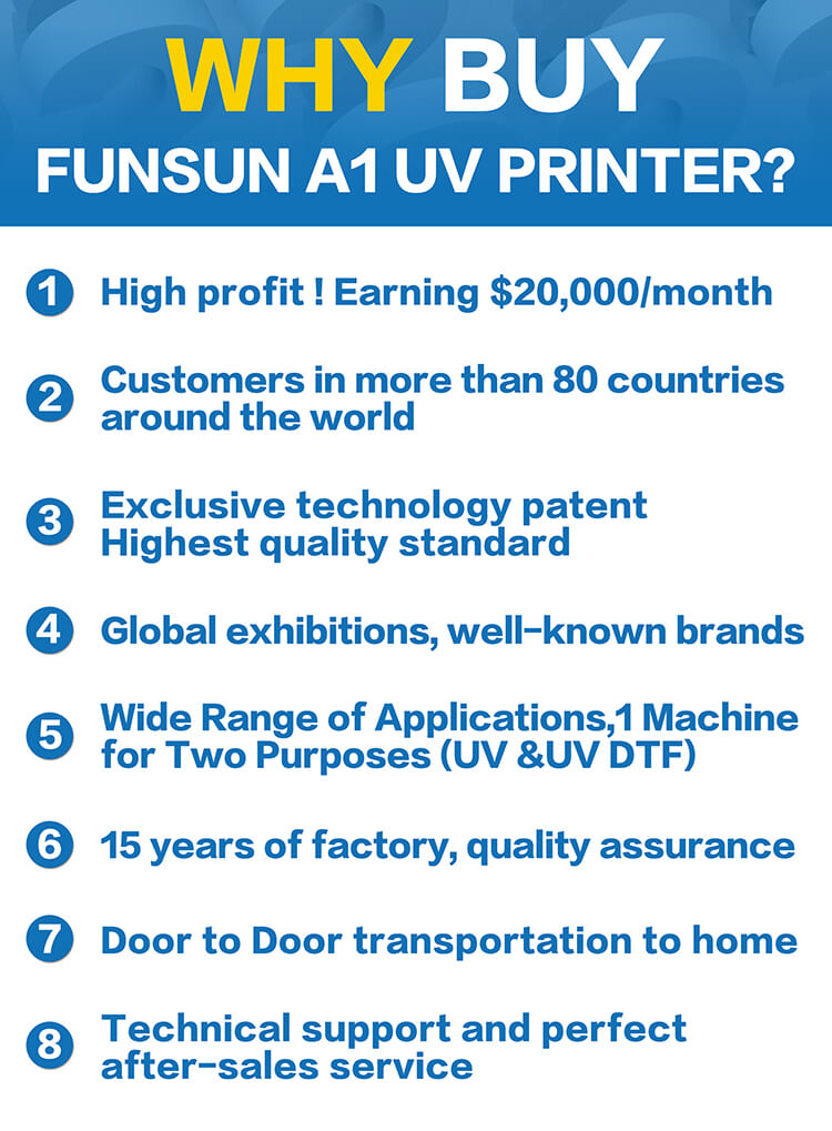Funsun A1 UV Flatbed Printer