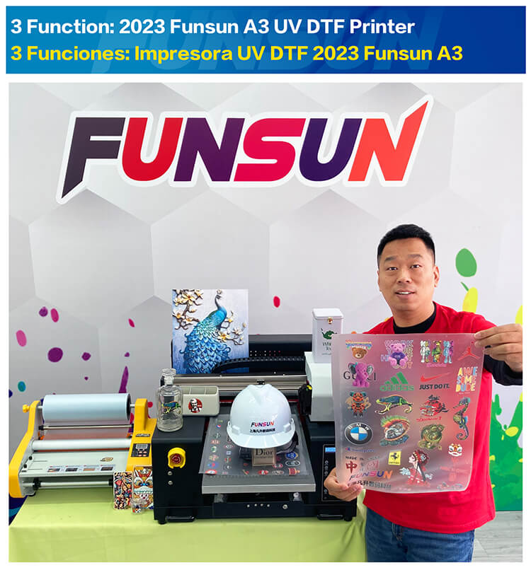 Funsun A3 UV DTF Sticker Printer