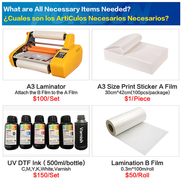 Funsun A3 UV DTF Sticker Printer