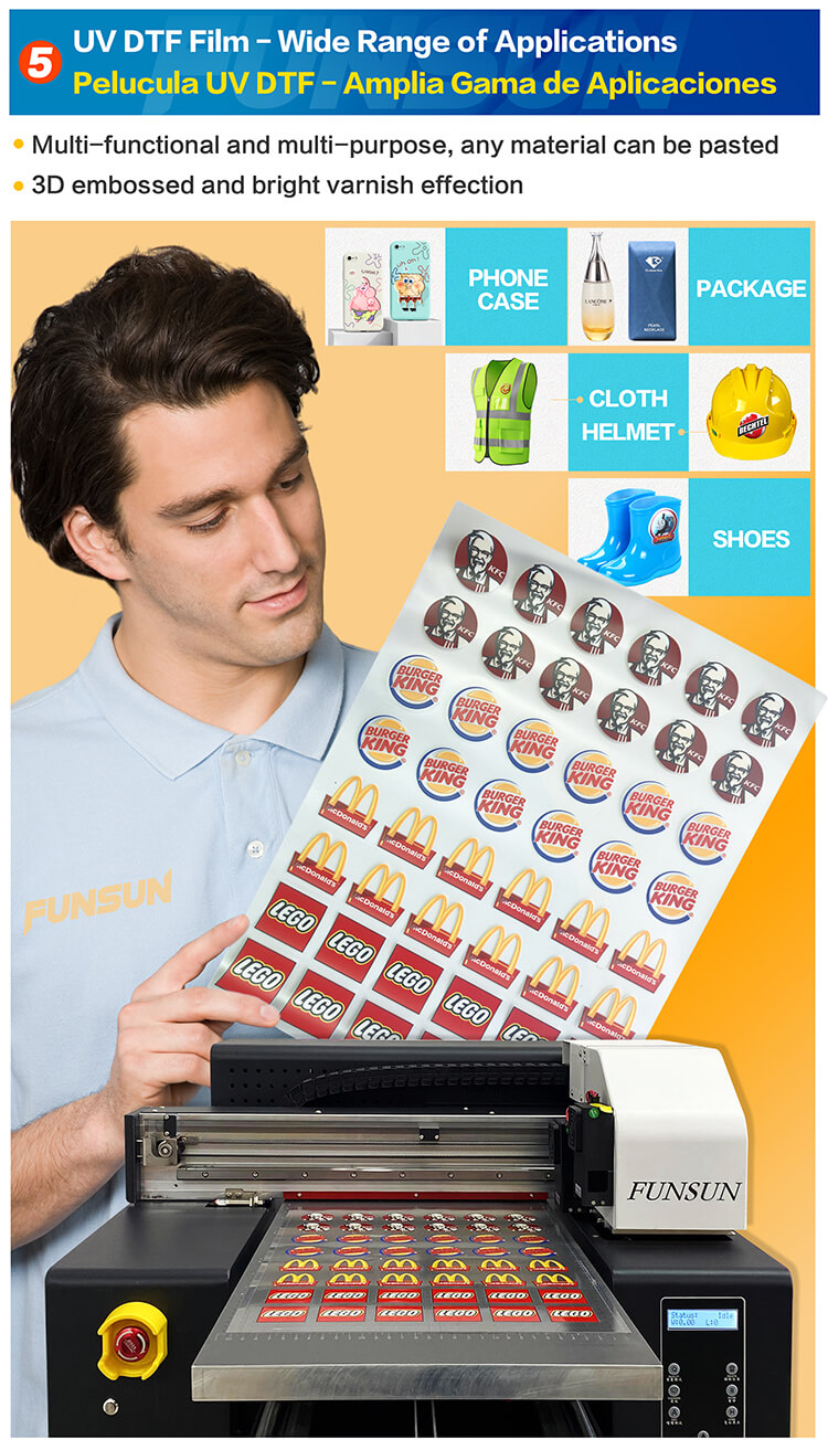 Funsun A3 UV DTF Sticker Printer