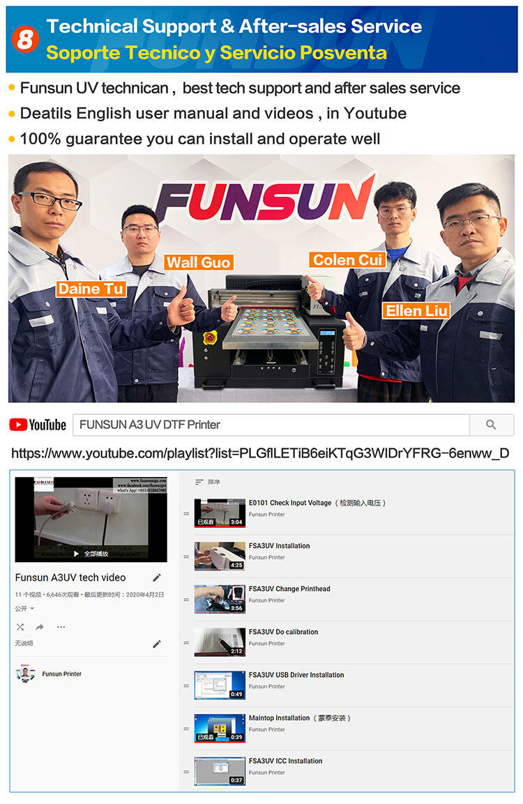 Funsun A3 UV DTF Sticker Printer