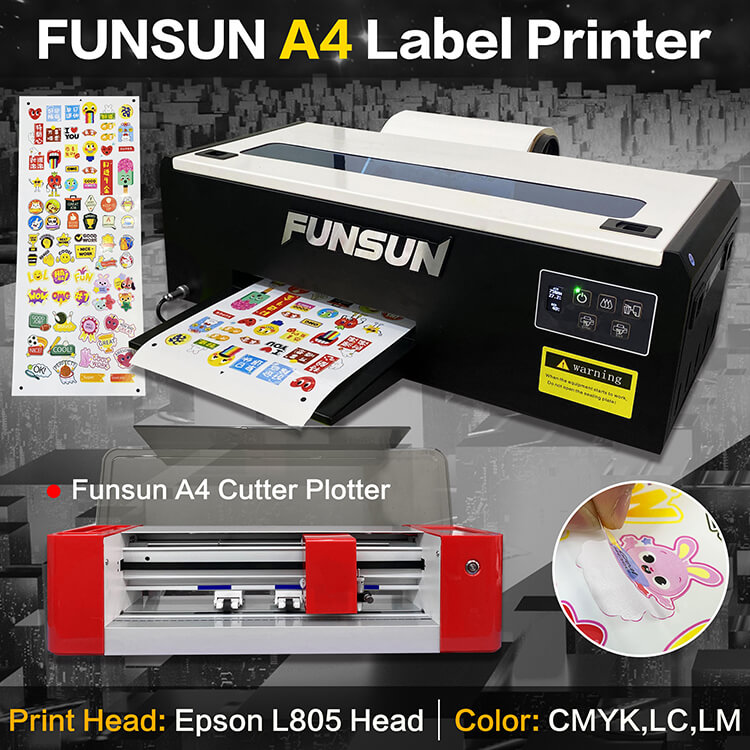 Funsun A4 Label Sticker Printer