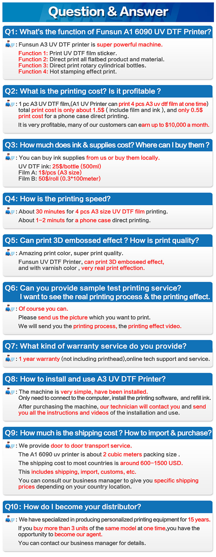 Funsun A1 UV Flatbed Printer