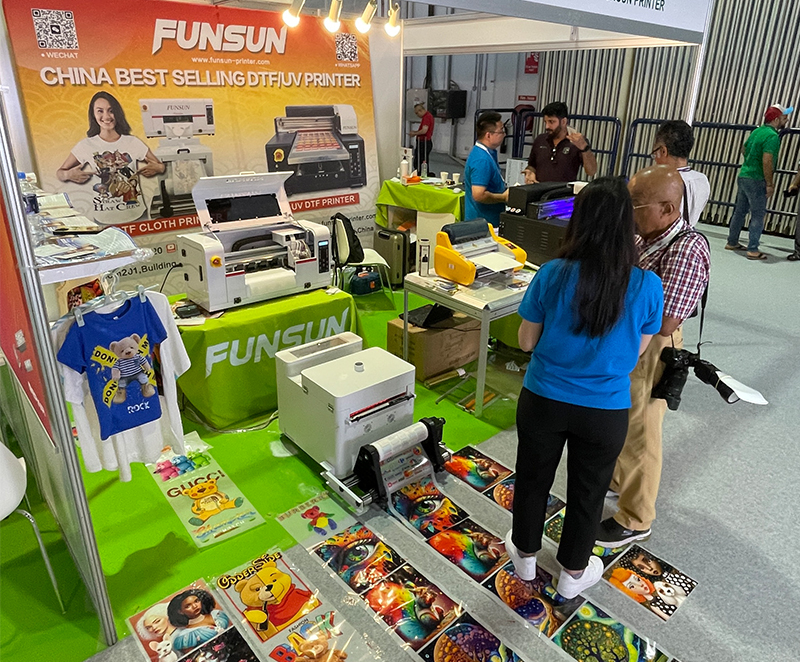 Wow ! All Funsun Printers are Hot Selling at Dubai Sign Show 2023