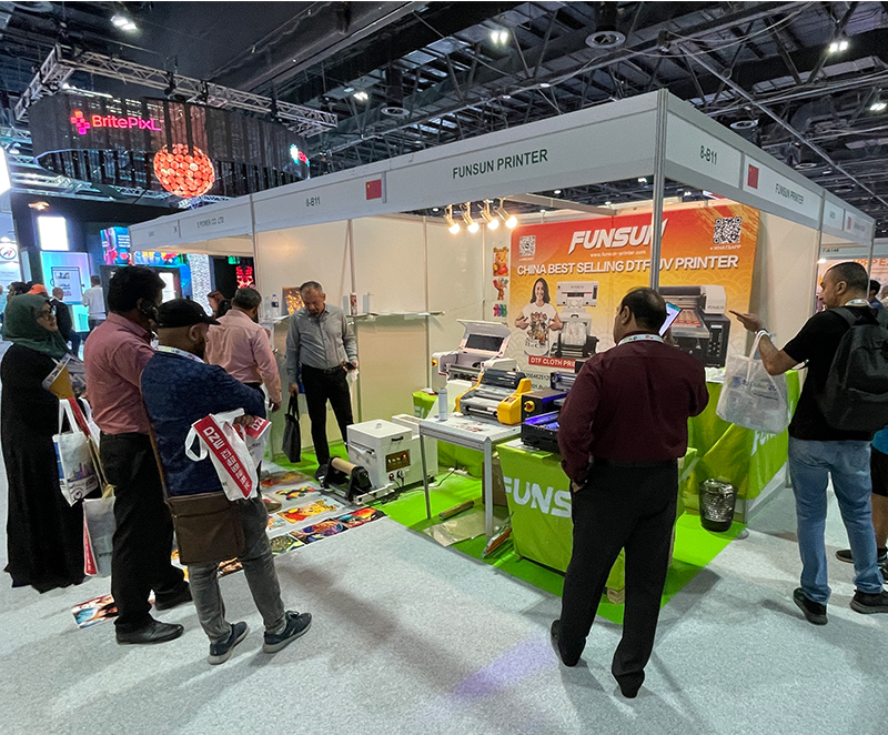 Wow ! All Funsun Printers are Hot Selling at Dubai Sign Show 2023