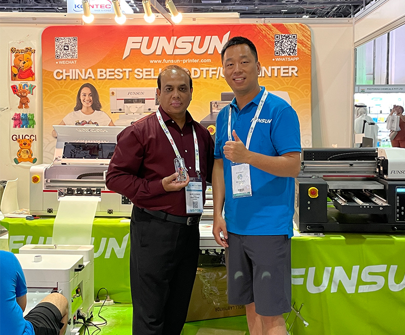 Wow ! All Funsun Printers are Hot Selling at Dubai Sign Show 2023