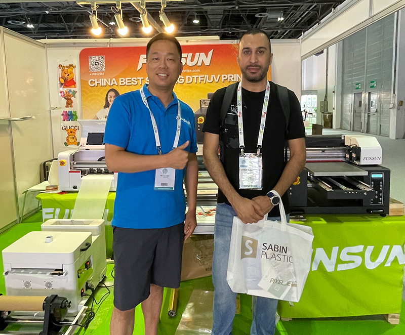 Wow ! All Funsun Printers are Hot Selling at Dubai Sign Show 2023