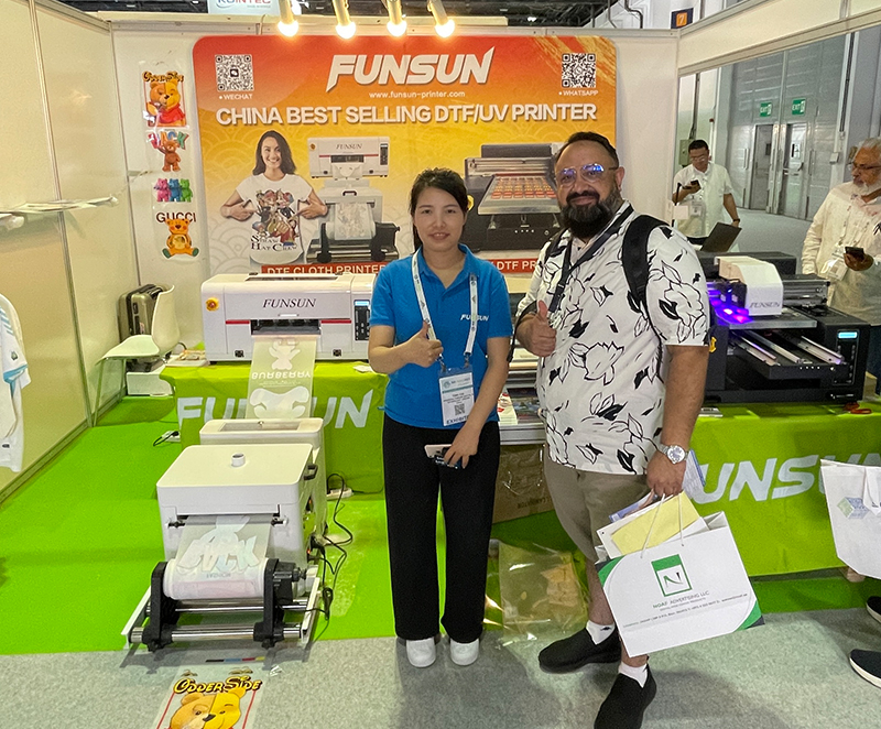 Wow ! All Funsun Printers are Hot Selling at Dubai Sign Show 2023