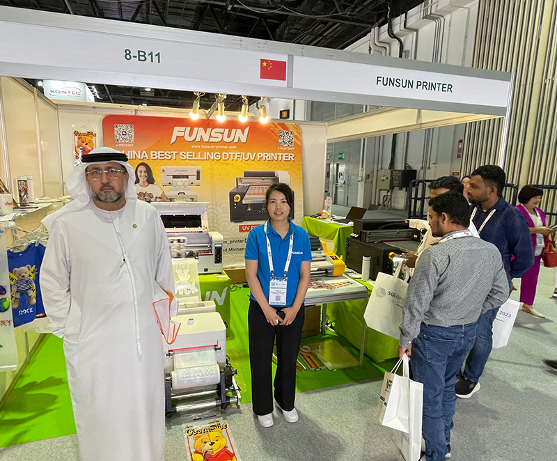 Wow ! All Funsun Printers are Hot Selling at Dubai Sign Show 2023