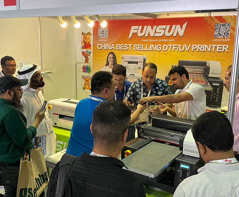 Wow ! All Funsun Printers are Hot Selling at Dubai Sign Show 2023