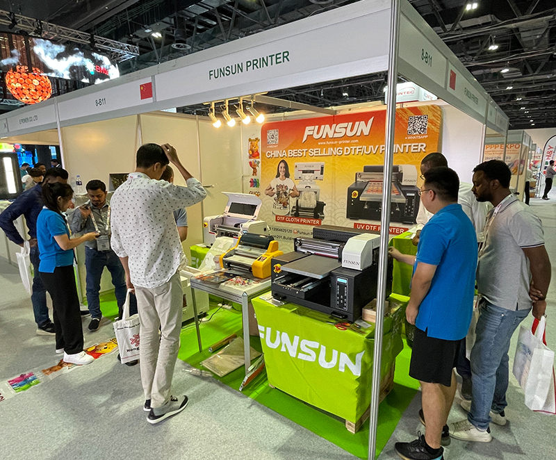 Wow ! All Funsun Printers are Hot Selling at Dubai Sign Show 2023