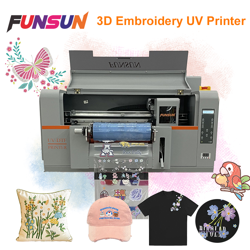 3D Embroidery UV Printer