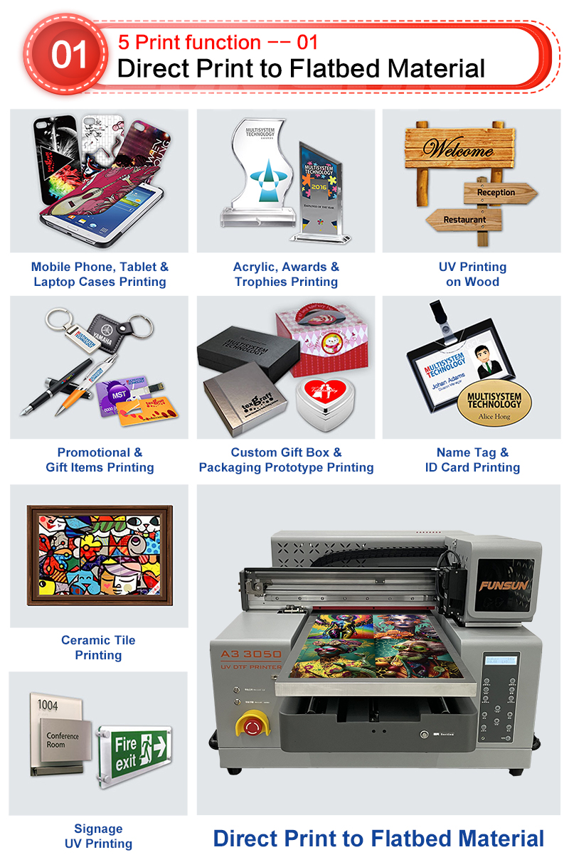 Funsun A3 UV DTF Sticker Printer