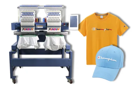 2 Head Embroidery Machine