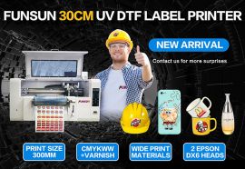 Funsun 30cm UV DTF Label Printer
