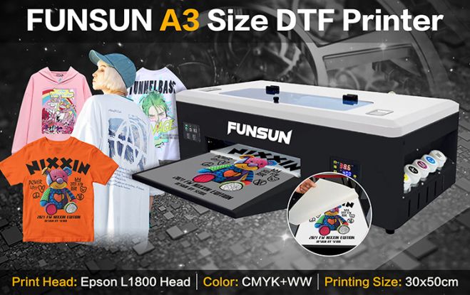 Funsun A3 Desktop DTF Printer