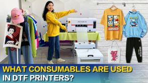What consumables are used in DTF printers?