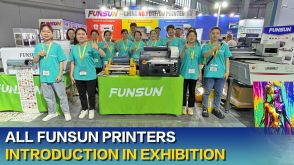 All funsun printers introduction in exhibition