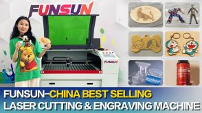 FUNSUN China best selling Laser engraving cutting machine