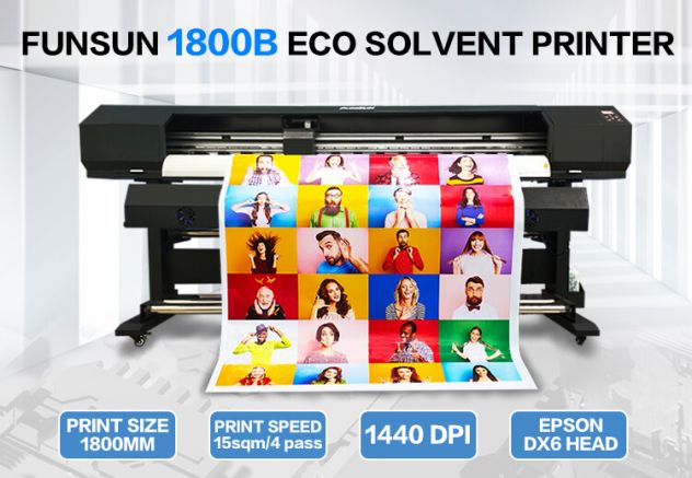 Funsun FS-1800B Eco Solvent Printer