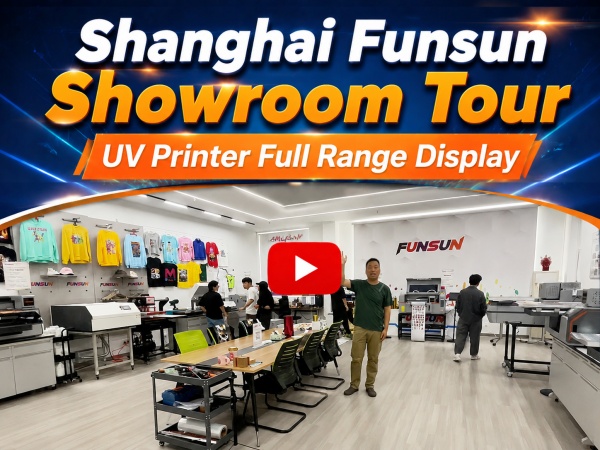 Take you on a tour of Shanghai Funsun showroom! Let's explore the different types of printers here!