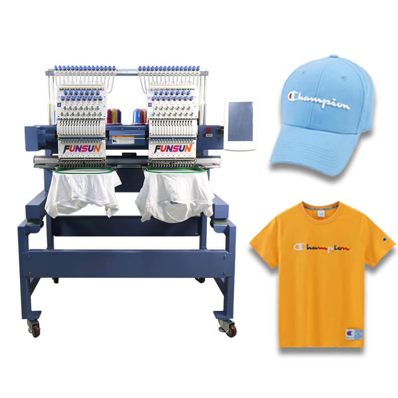 YDMOBA Funsun 2 Heads Embroidery Machine | FUNSUN