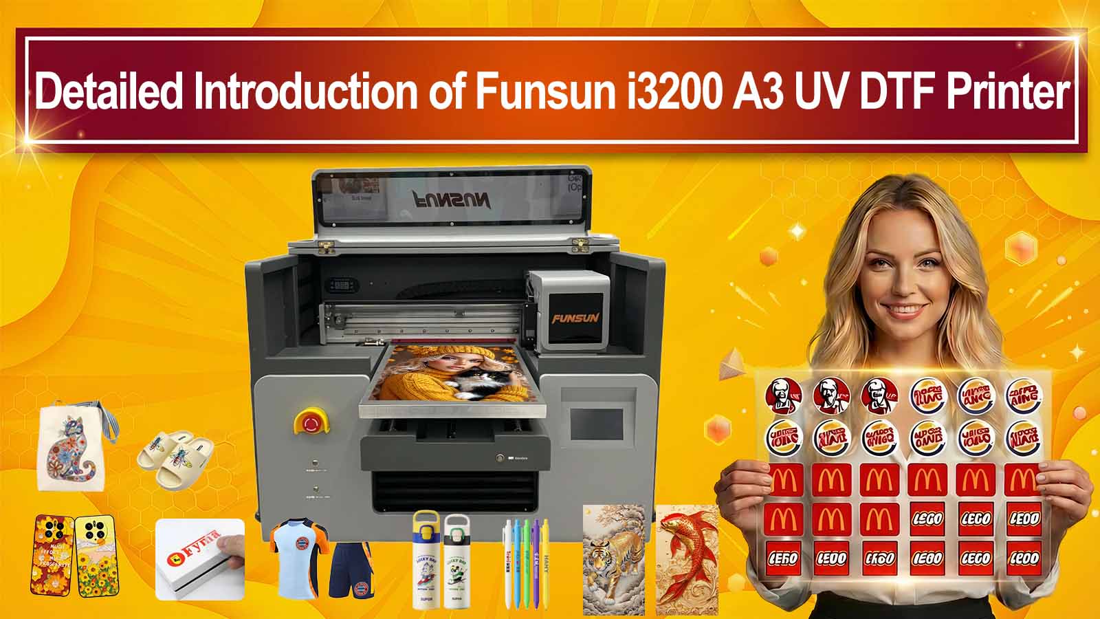 Detailed Introduction of Funsun i3200 A3 UV DTF Printer