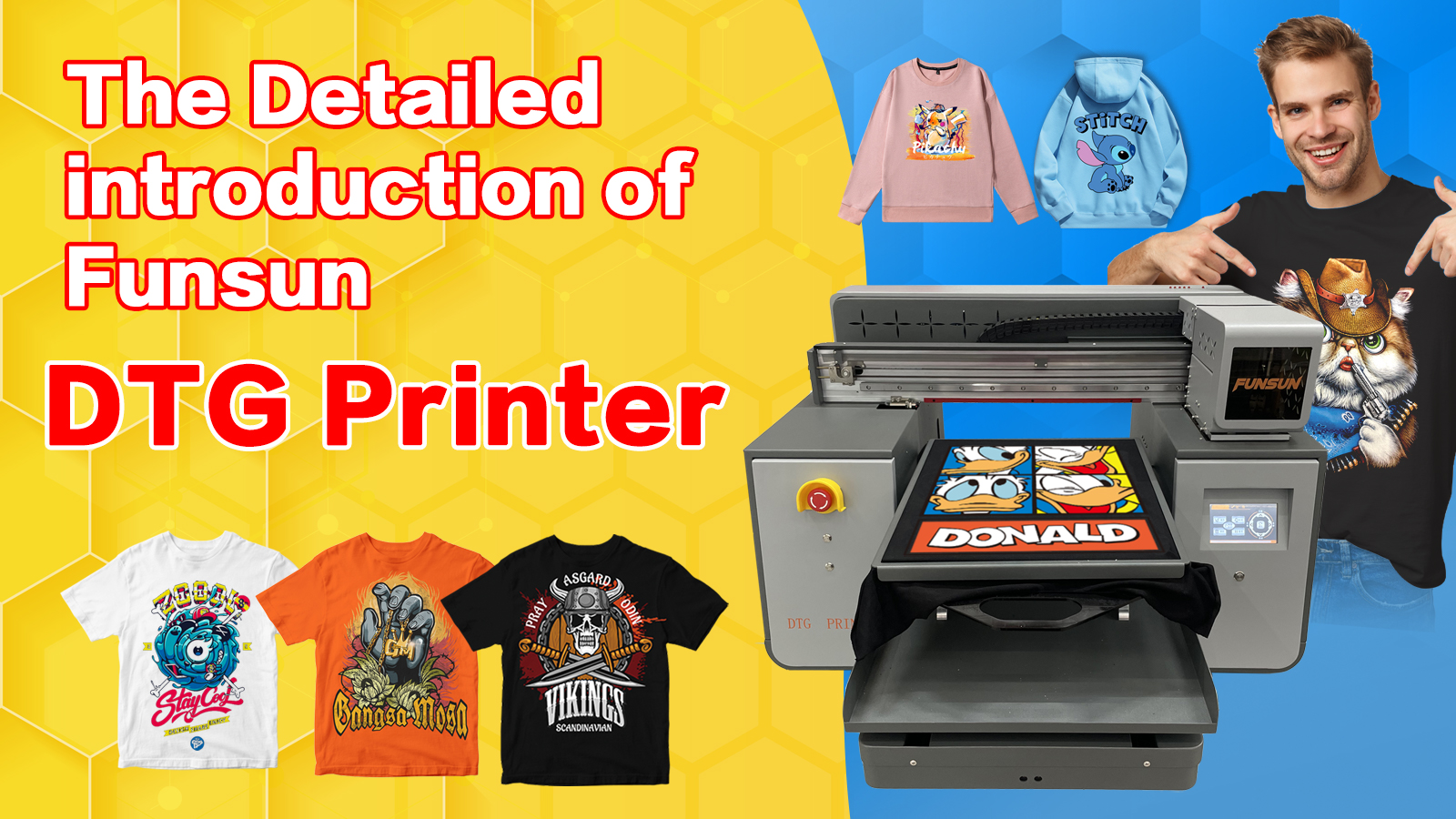 The Detailed introduction of Funsun DTG Printer