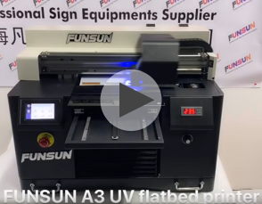 funsun uv A3 printer for metal priming