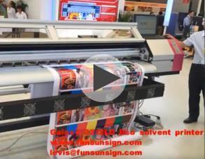 FUNSUN-- Galaxy UD3212LD 3,2m eco solvent printer with two Epson DX5 head 1 440dpi