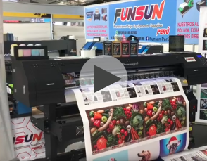 Funsun 1440dpi vinyl sticker eco solvent printer
