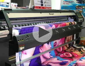 250sqm large format solvent printer