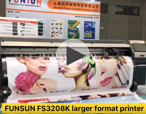 FUNSUN FS3208K flex banner solvent printer