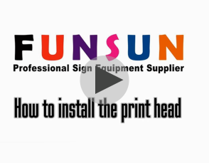 how to install Epson DX5 head on Funsunjet printer