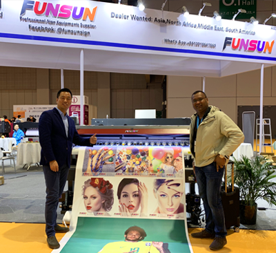3Funsun customer &exhibition