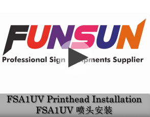 FSA1UV Printhead Installation