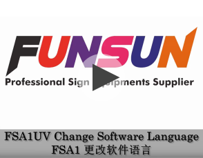 FSA1UV Change Software Language