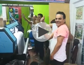 funsun printer colombia customer