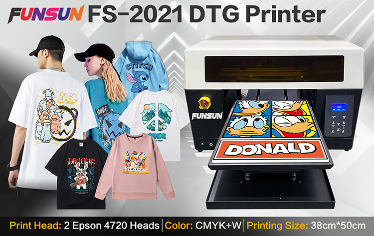 Buy 2020 New Design A3 Size T-shirt Dtg Printer Digital Cloth Sweater  Fabric T Shirt Printing Machine Direct To Garment Printer from Shanghai  Funsun Digital & Technology Co., Ltd., China