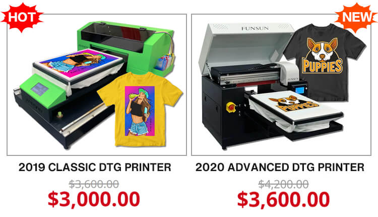 tshirt printing machine a3 dtg digital