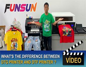The difference between DTG t shirt printer and DTF printer 2021