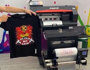 Funsun DTF Printer-How To Print A T-shirt?