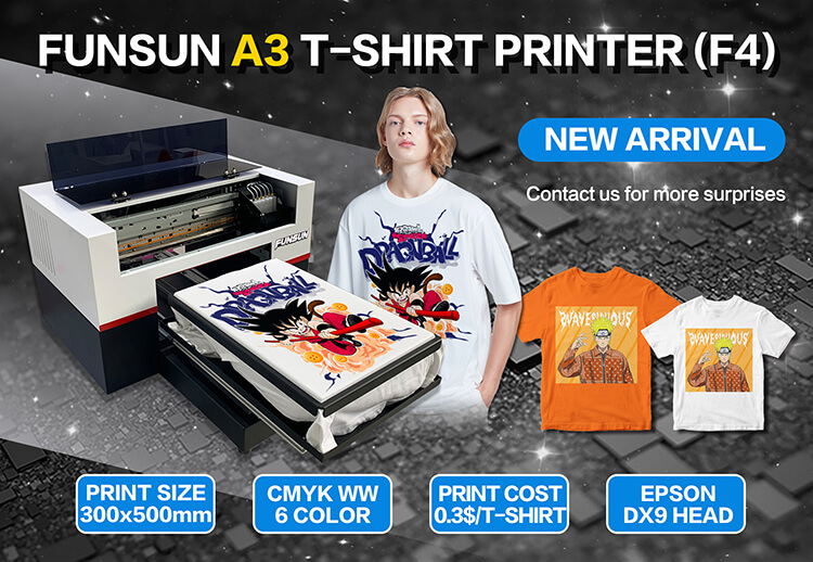 Buy 2020 New Design A3 Size T-shirt Dtg Printer Digital Cloth