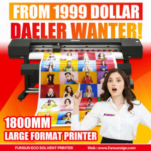 Funsun FS-1800B 1.8m Eco Solvent Printer