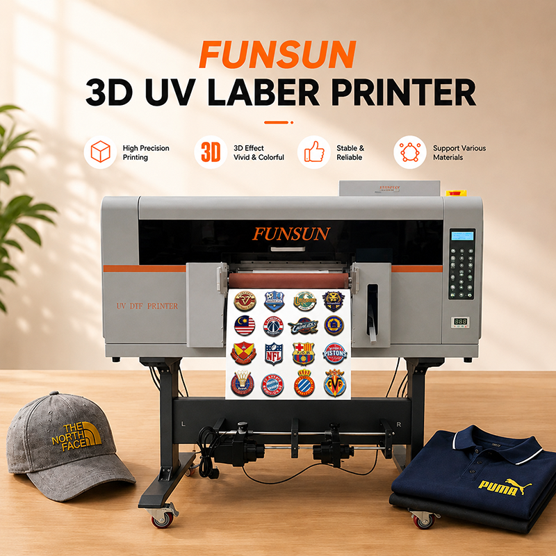 3D UV Label Sticker Printer